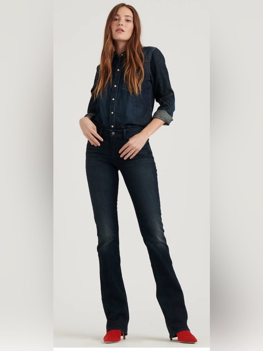 Lucky Brand Lolita Boot Jeans Women’s 2/26 Black Bootcut Stretch Denim EUC